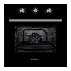 Statesman BSF60BL 65L Built-In Single Cavity Fan Oven